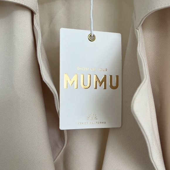 Show Me Your Mumu Women’s Trevor Trench Coat in Cream, NWT - Picture 9 of 13